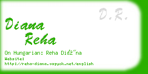 diana reha business card